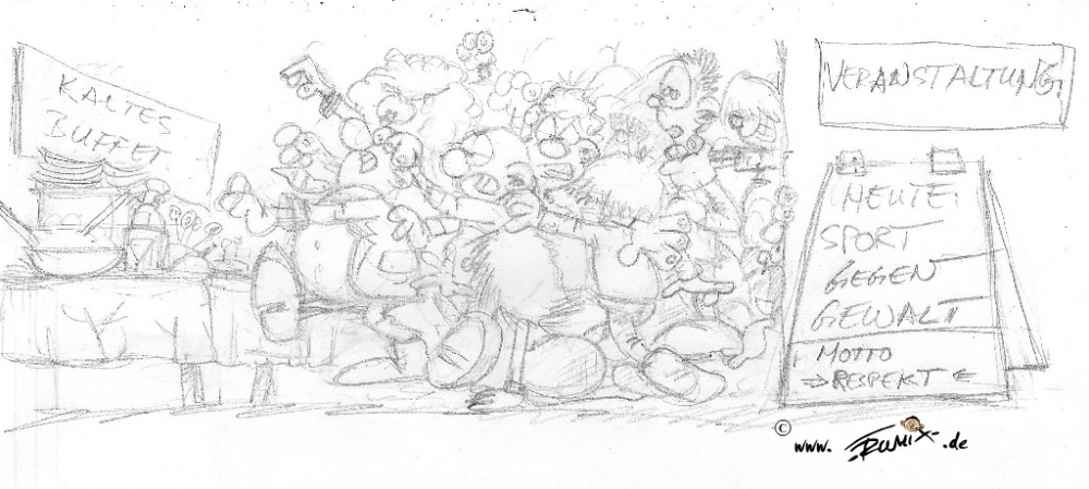Cartoon: Kaltes Buffet 1