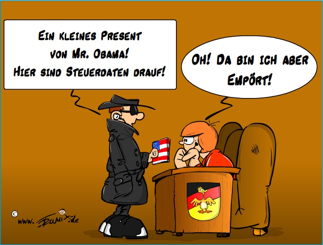 Cartoon: Alles ein Frage des Standpunkts 1