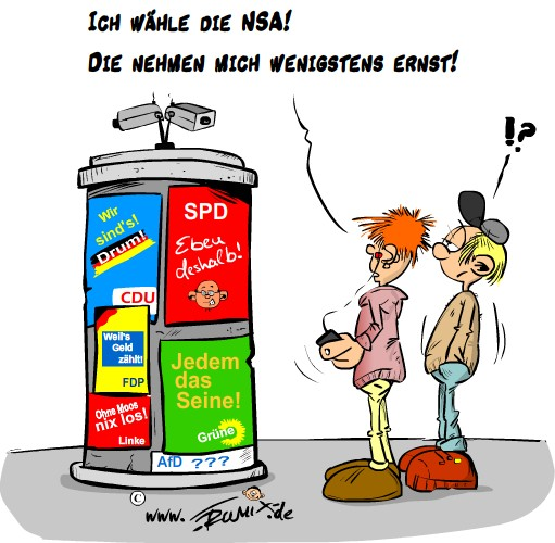 Cartoon: Wählen, aber richtig ... 1