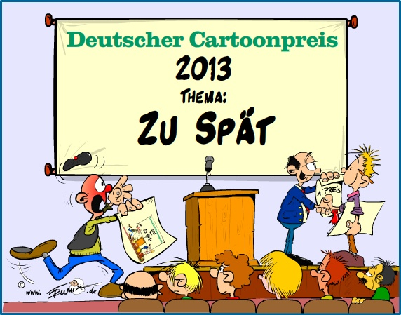 Cartoon: Zu spät 1