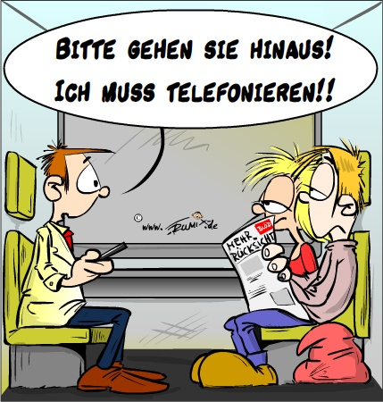 Cartoon: Rücksicht nehmen 1