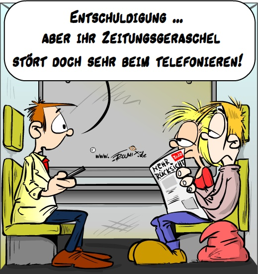 Cartoon: Rücksicht nehmen 3