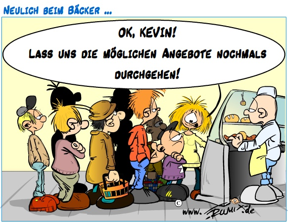 Cartoon: Neulich beim Bäcker ... 1