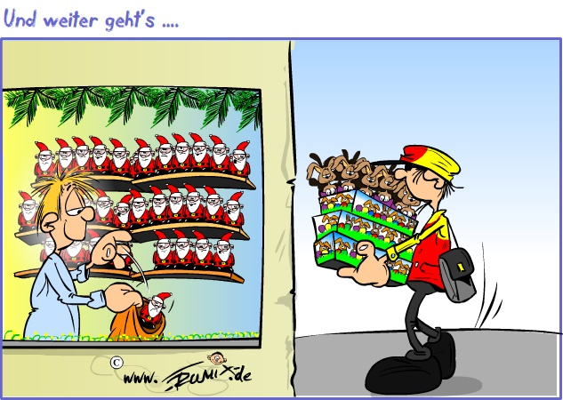 Cartoon: Und weiter geht's ... 1
