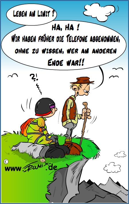 Cartoon: Leben am Limit 1