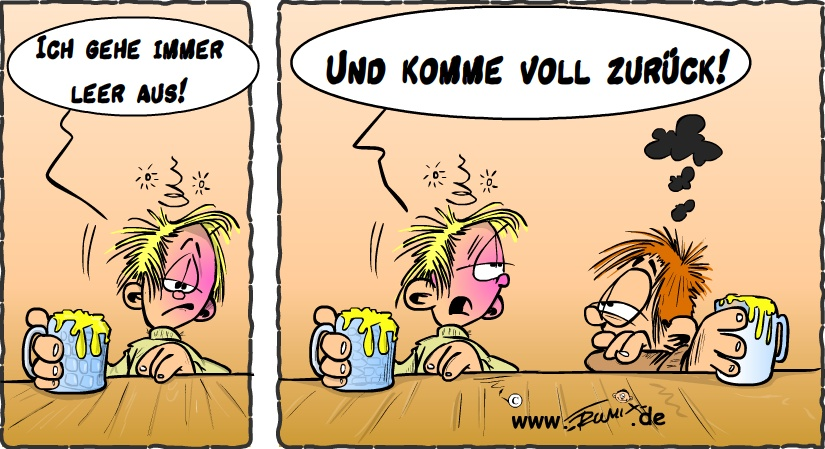 Cartoon: Leer ausgegangen 1