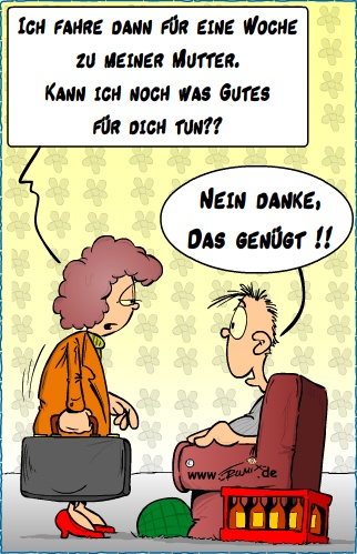 Cartoon: Der gezeichnete Spruch: Was Gutes tun ... 1
