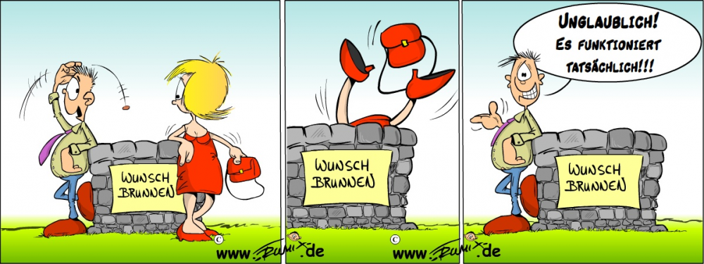 Cartoon: Wenn Wünsche in Erfüllung gehen ... 1