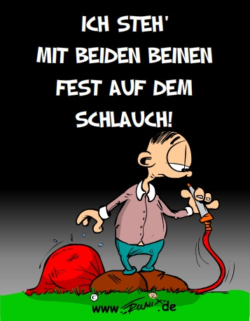 Cartoon: EIn Fels in der Brandung 1
