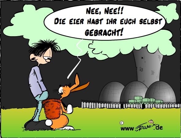 Cartoon: Ostern: Die vergessenen Eier ... 1