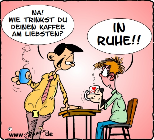 Cartoon: Genießer unter sich ... 1