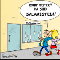 Überall Salamisten ...