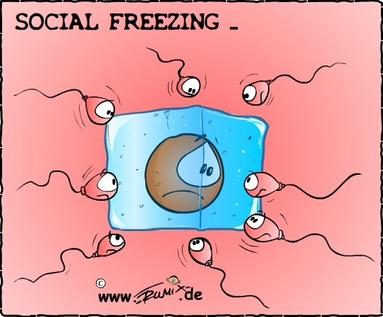 Cartoon: Social Freezing 1