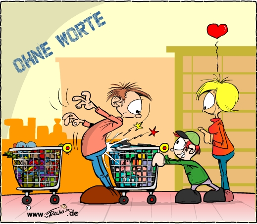 Cartoon: Ohne Worte 1