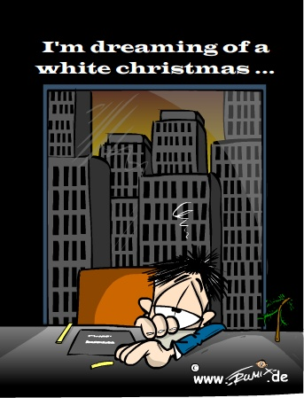 Cartoon: White christmas 1