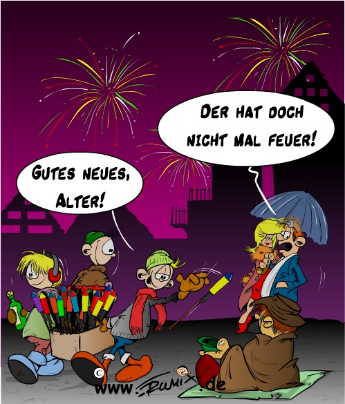 Cartoon: Gutes Neues, Alter 1