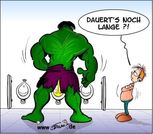Cartoon: Neulich im Herren-WC 1