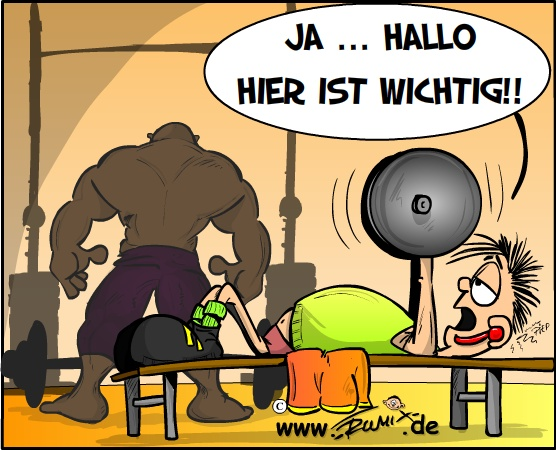 Cartoon: Herr Wichtig ... 1