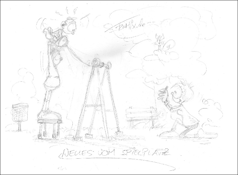Concept Art / Character Design: Neulich auf dem Spielplatz ... 1