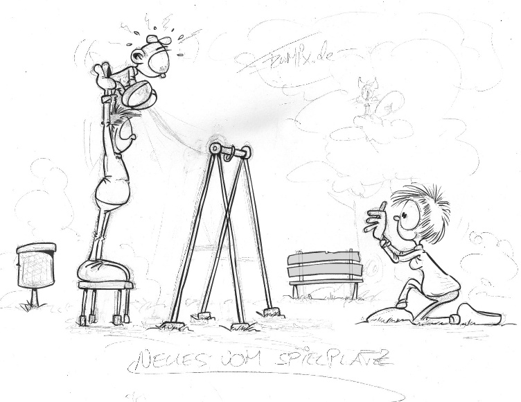 Concept Art / Character Design: Neulich auf dem Spielplatz ... 2