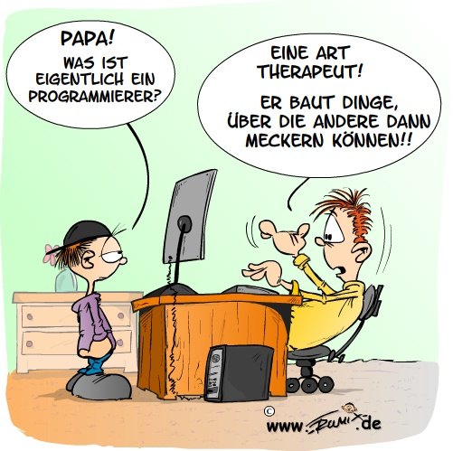 Cartoon: Programmierer 2