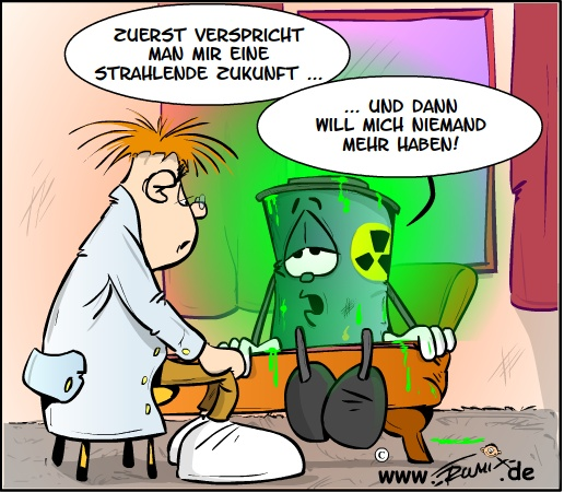 Cartoon: Niemand will Atommüll 1