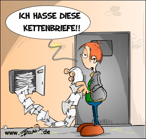 Cartoon: Kettenbriefe 1