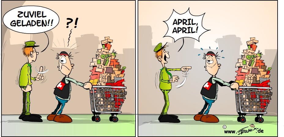 Cartoon: Kleiner Scherz ... 1