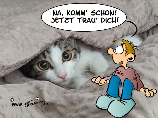 Cartoon: Nur keine Angst 1