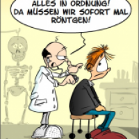 Erstmal röntgen ...