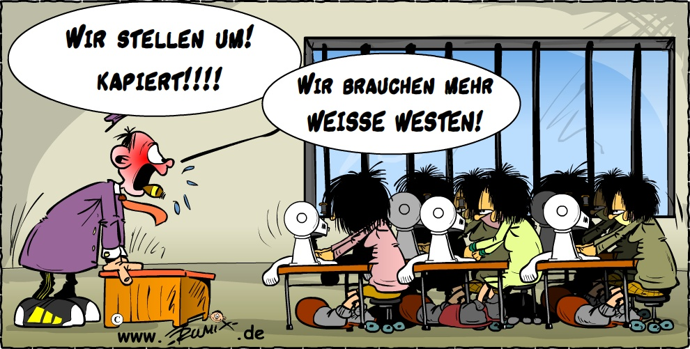 Cartoon: Weisse Westen sind gefragt 1