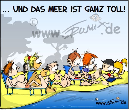 Cartoon: Urlaubsgruesse 1