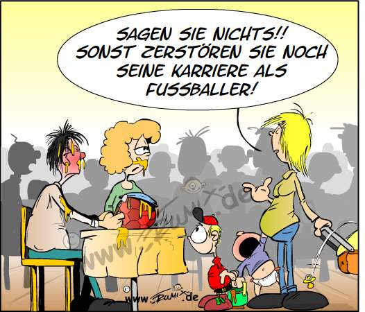 Cartoon: Fussballkarierre 1