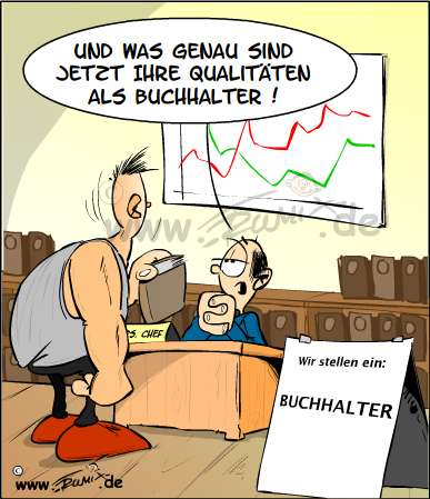 Cartoon: Qualifikation ist alles 1