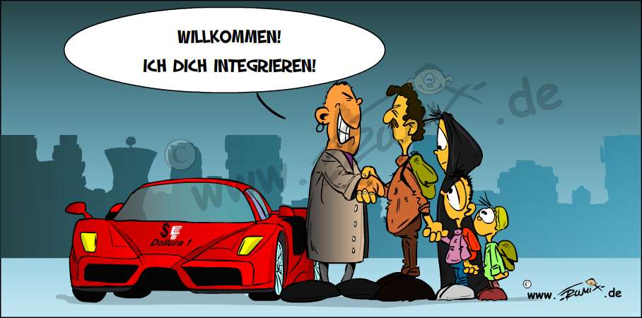 Cartoon: Welcome refugees ... 2