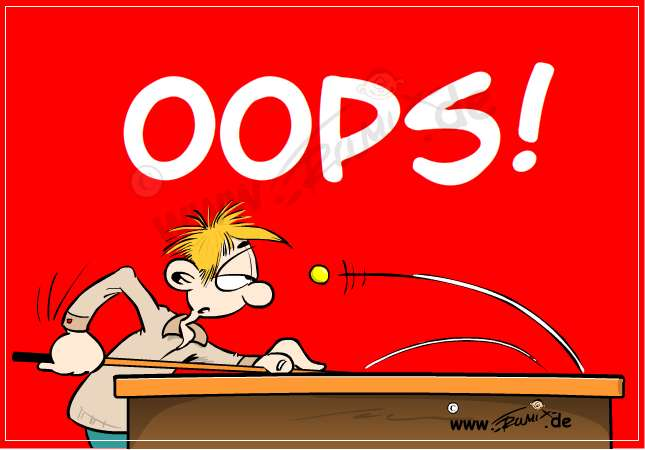 Cartoon: OOPS 1