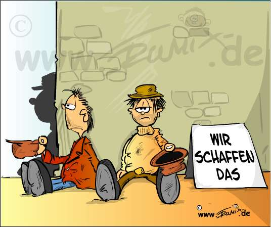 Cartoon: Wir schaffen das! 1