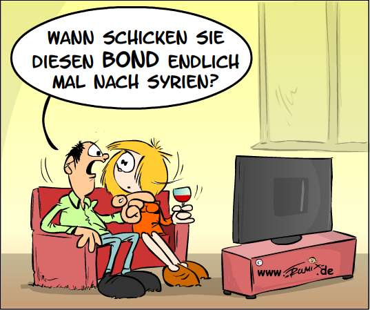 Cartoon: Der neue Bond 1