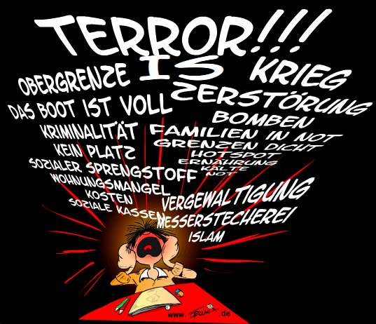 Cartoon: Der Schrei 2