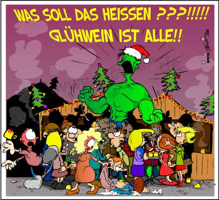 Cartoon: Neulich auf dem Weihnachtsmarkt 1