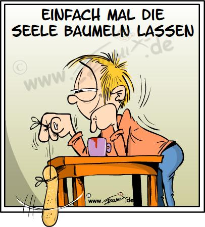 Cartoon: Entspannung im südlichen Teil Deutschlands 1