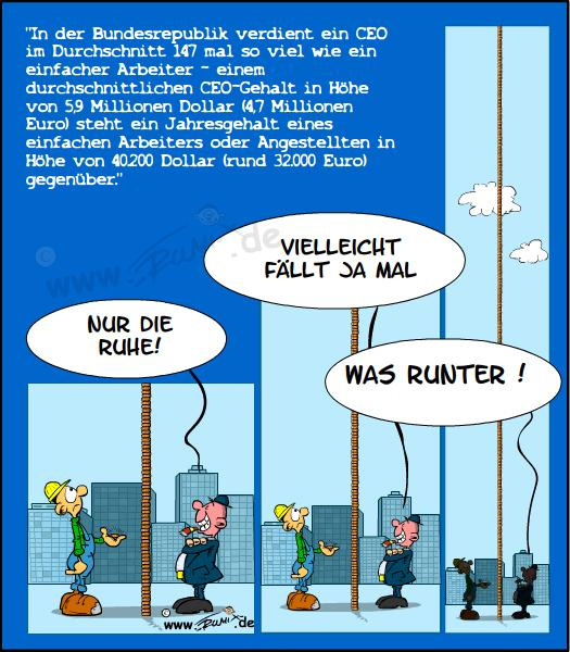 Cartoon: Gehaltsansprüche 1