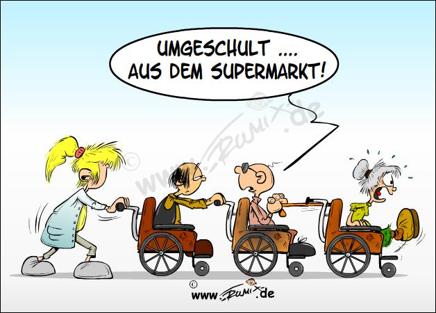 Cartoon: Umschulung 1
