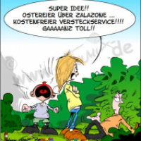 Ostereiersuchen ...