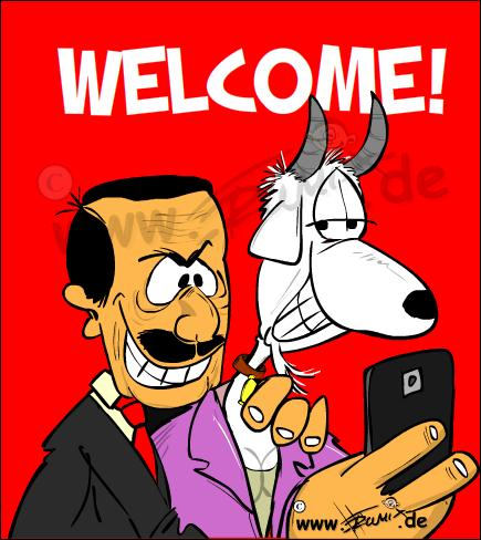 Cartoon: Wellcome, Erdogan! 1