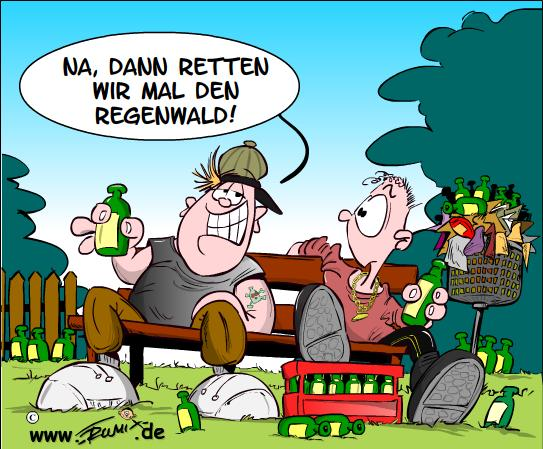 Cartoon: Retter des Regenwaldes 2