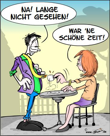 Cartoon: Schön war die Zeit 1