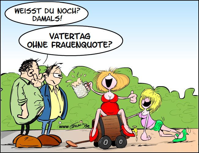 Cartoon: Vatertag 1
