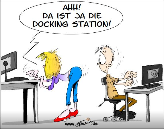 Cartoon: Docking Station 1