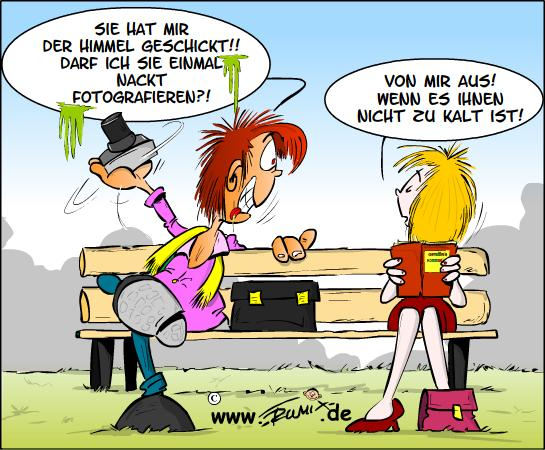 Cartoon: (N)acktfotografie 1